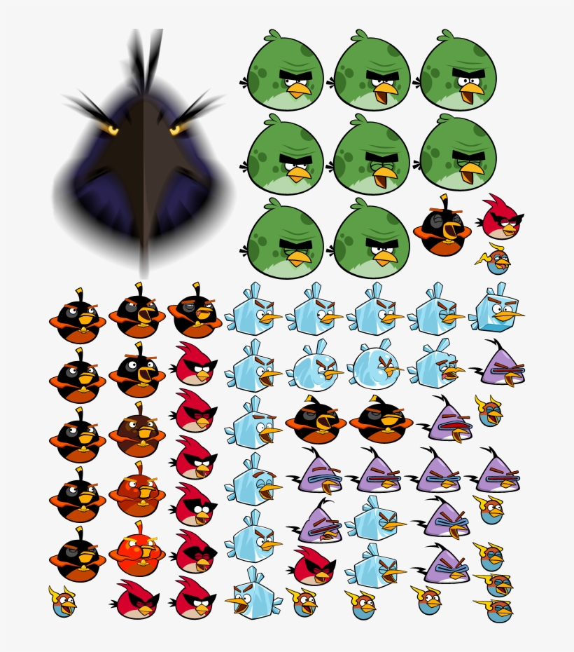Space Birds - Angry Birds Space Sprites, transparent png #40356