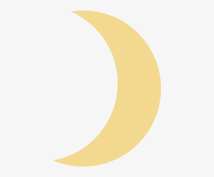 Crescent Moon Png Pictures - Crescent Moon Png Gold, transparent png #40598
