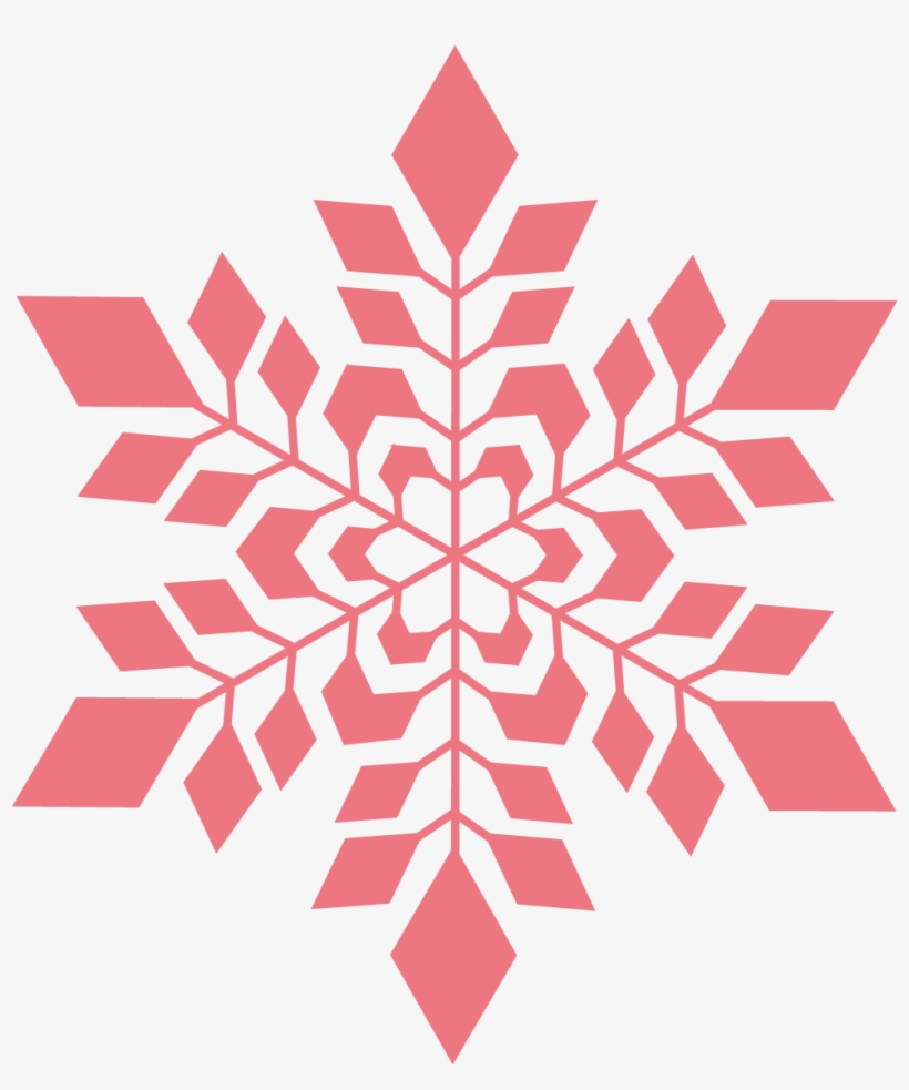 Transparent Snowflake Png Images Pictures - Pink Snowflake Transparent Background, transparent png #40649