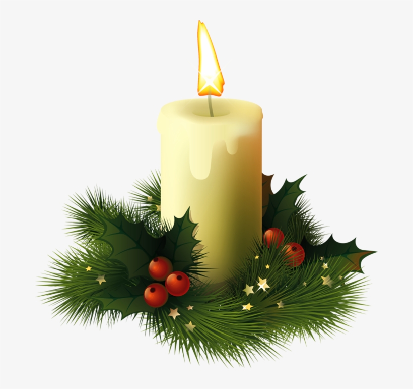 Candle Png7279 - Velas De Navidad Png, transparent png #40693