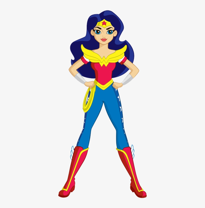 Wonder Woman Clipart Sign - Dc Superhero Girls Wonder Woman Drawings, transparent png #40888