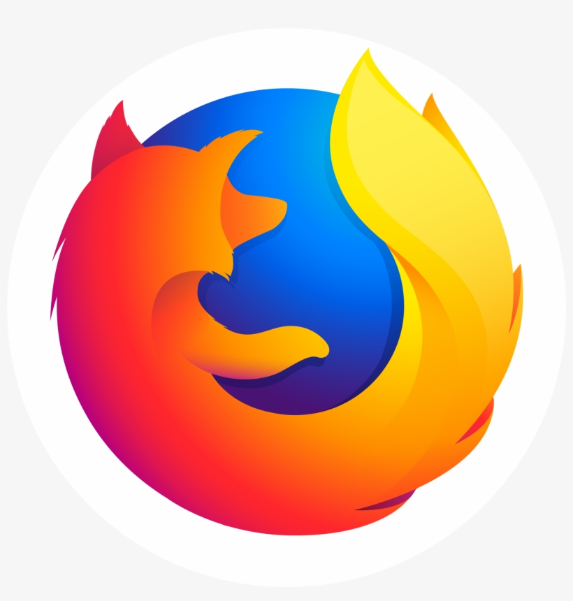 Firefox Logo White Circle Background - Logo De Firefox, transparent png #41110