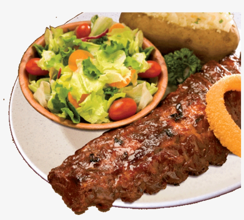 Food Plate - Plate Of Food With Transparent Background, transparent png #41192