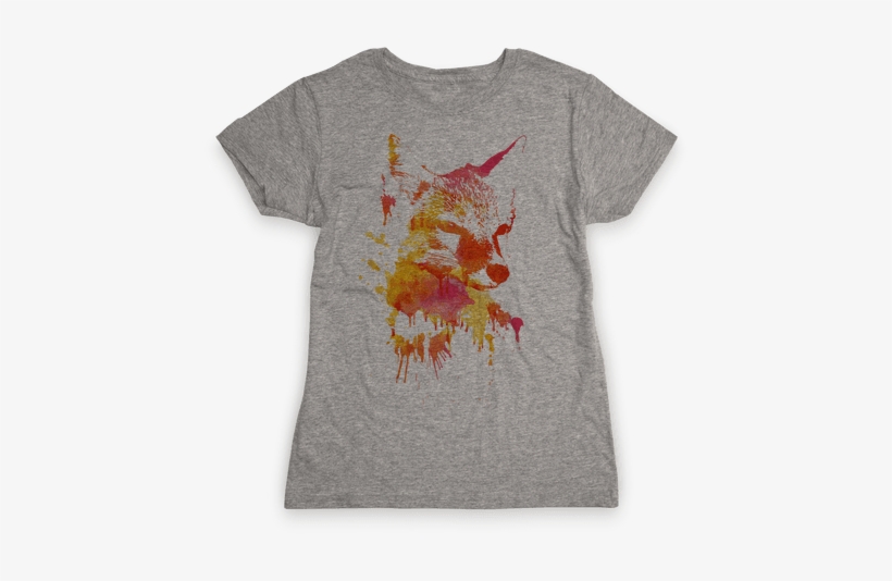 Watercolor Fox Womens T-shirt - If It Requires Pants Or A Bra It's Not Happening T-shirt:, transparent png #41283