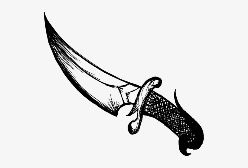 Free Download - Knife Drawing Png, transparent png #41457