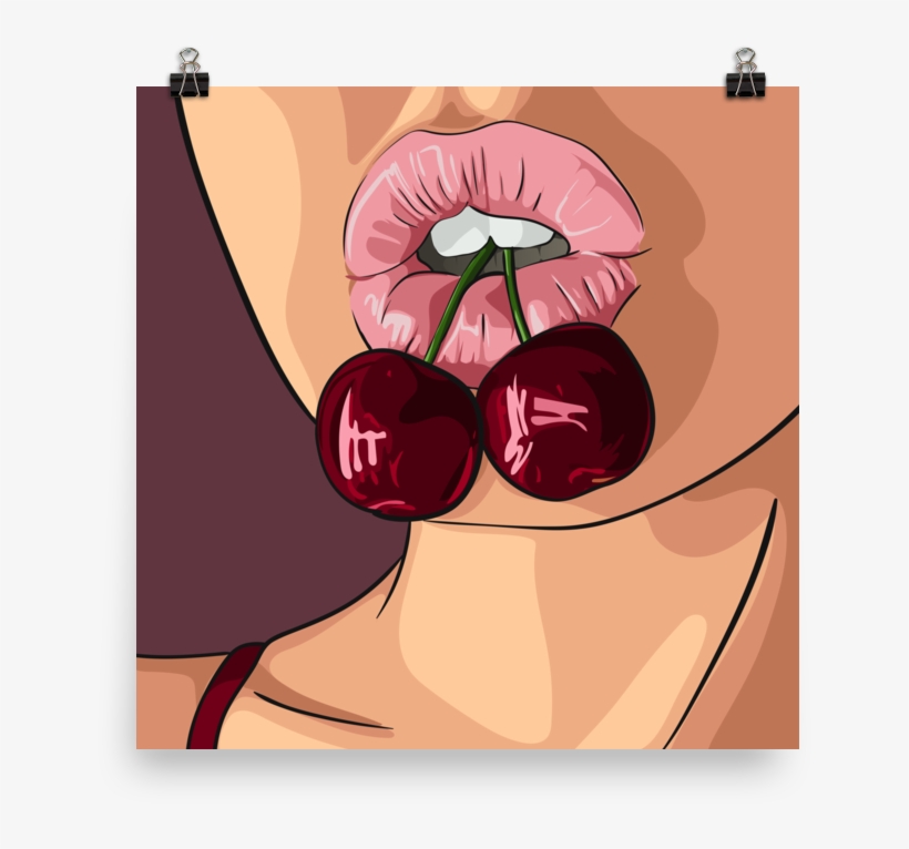 Printed Watercolour Hot Girl Poster Of A Sexy Woman - Sketch, transparent png #41635
