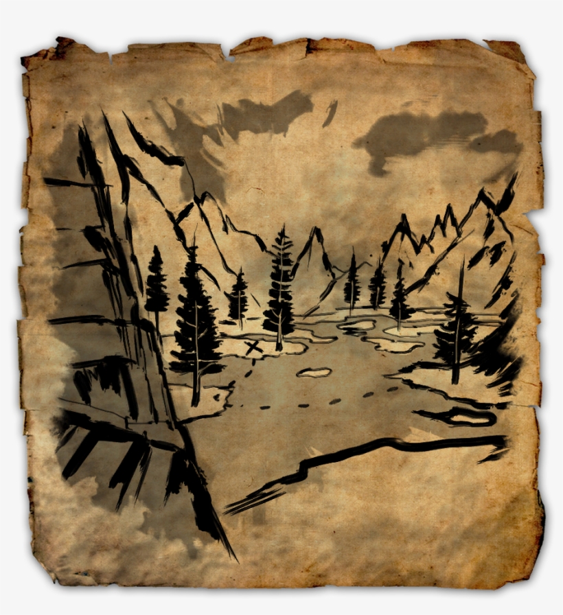 Bleakrock Treasure Map Ii - Schatzkarte Ödfels Ii, transparent png #41681
