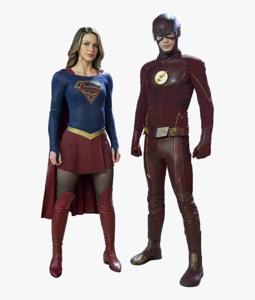Arrow The Flash Supergirl Cw Png - Flash Supergirl Png, transparent png #41877