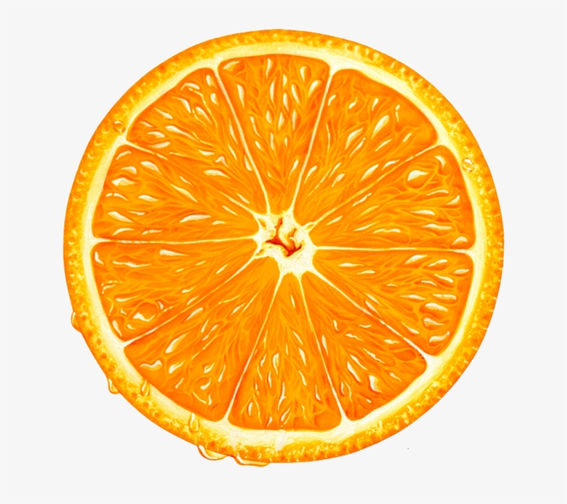 Orange Slice Png Clipart - Orange Slice Clipart, transparent png #41970