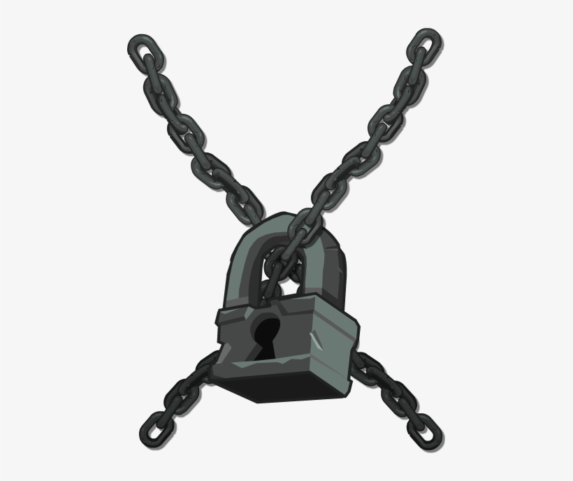 Chain Lock Png - Lock And Chain Png, transparent png #41971