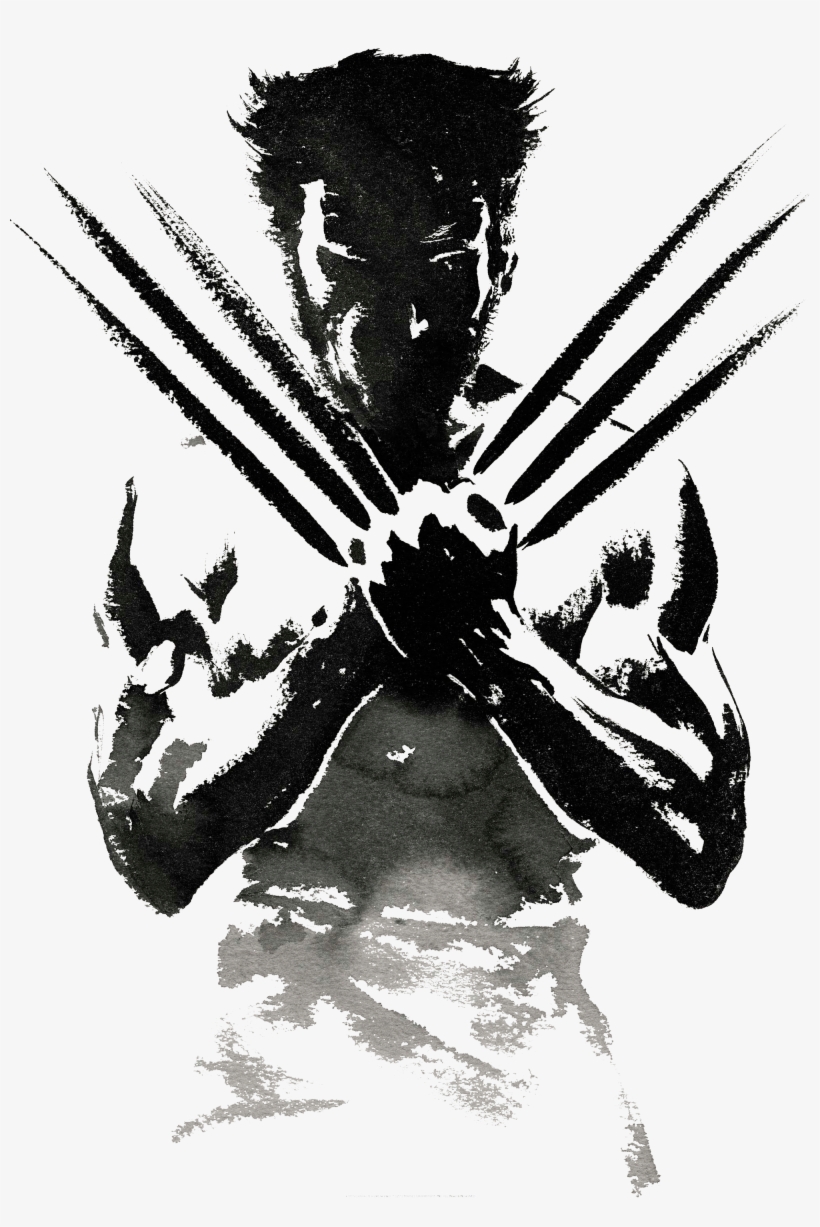 Wolverine Tattoo - Wolverine Black And White, transparent png #42013