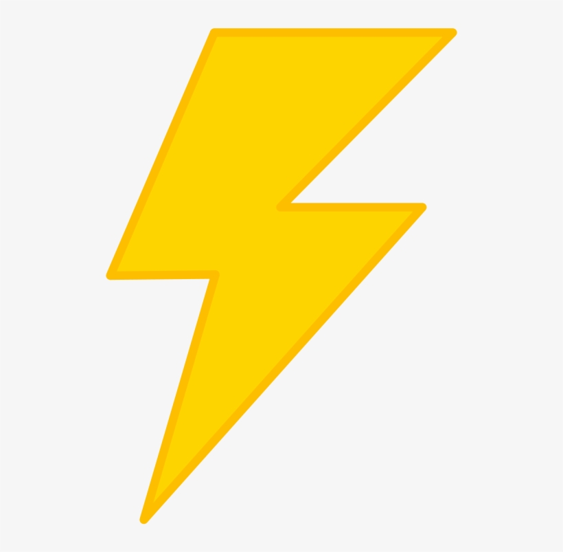 Transparent Backround Lightning Bolt - Lightning Bolt Transparent Background, transparent png #42281