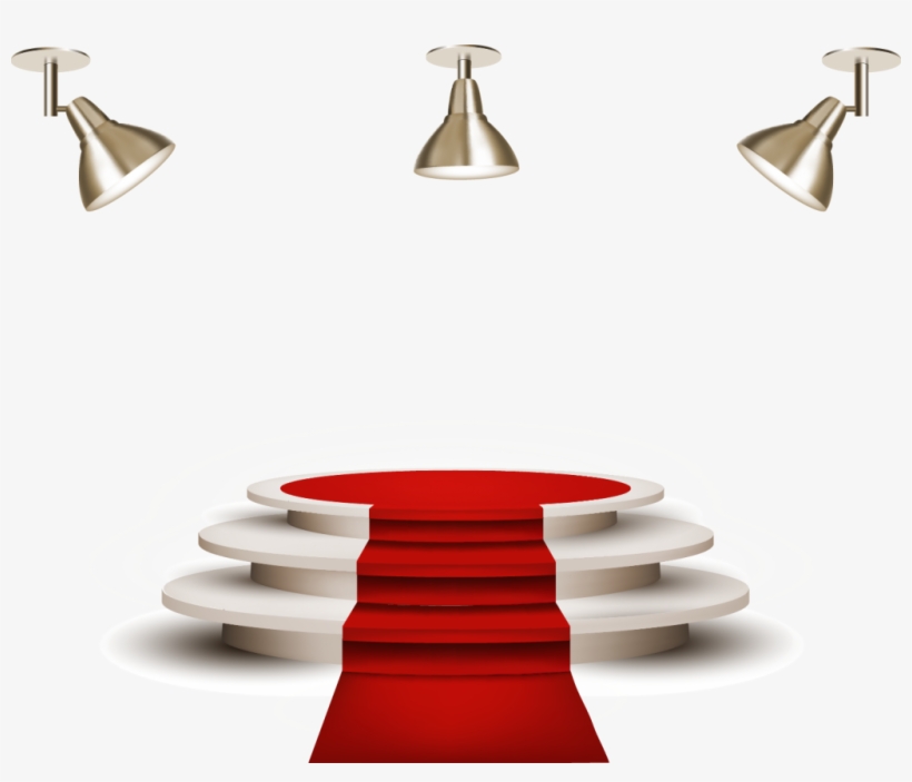 Stage Light Effect Png High Quality Image - Red Carpet Stage Png, transparent png #42422