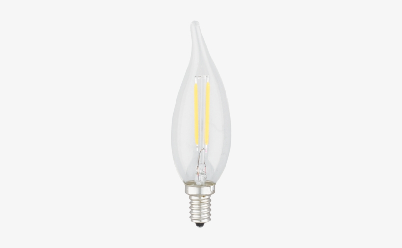 Candle Flame Tip Cri - Kodak Led Lighting 41167-ul 2w Led Light Bulb, transparent png #42459