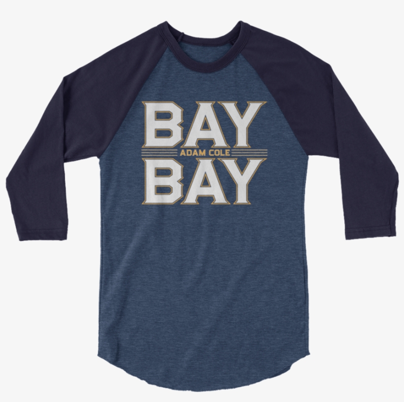 Adam Cole "bay Bay Logo" 3/4 Sleeve Raglan Shirt - Doom Woof (raglan), transparent png #42835