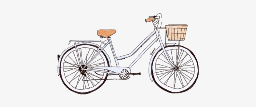 Art Watercolor Bike Transparent Transparent Bike - Bike Tumblr Transparent, transparent png #43537