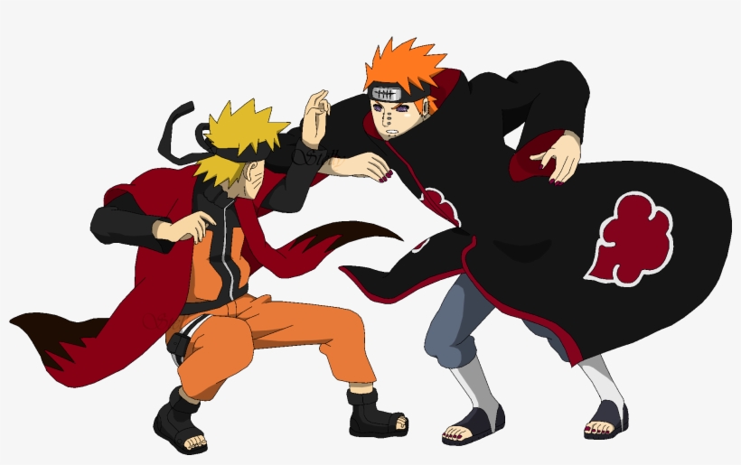 Naruto Pain Png Transparent Image - Naruto Vs Pain Png, transparent png #43538