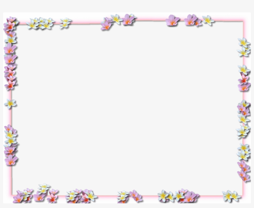 Free Png Flowers Borders Png Pic Png Images Transparent - Png Flower Border Png, transparent png #43581