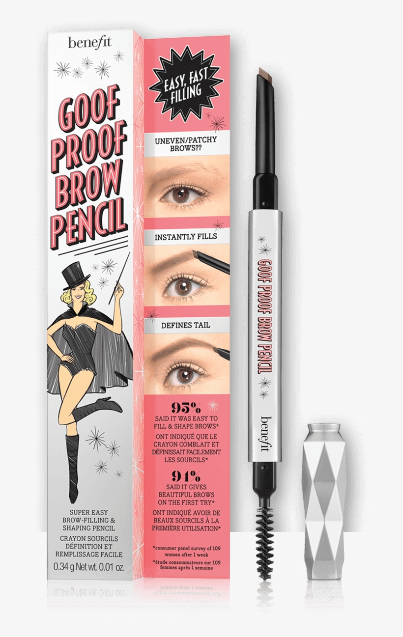 Goof Proof Eyebrow Pencil - Benefit Cosmetics Goof Proof Eyebrow Pencil, transparent png #43655