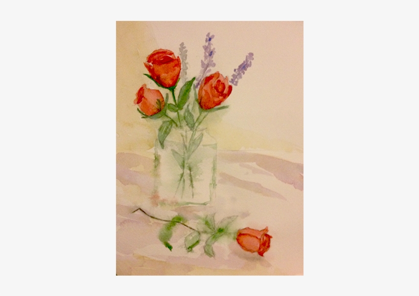 Three Roses - Garden Roses, transparent png #43726