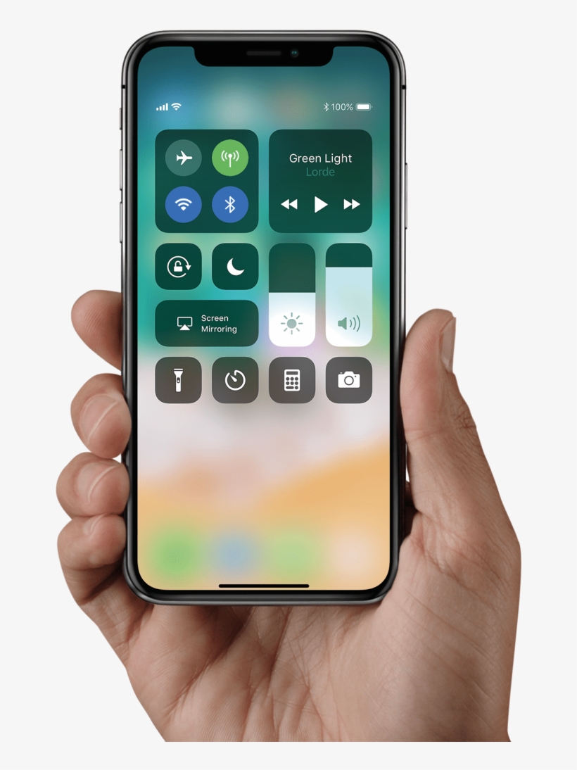 Iphone In Hand Holding Png - Iphone X In Hand, transparent png #43754