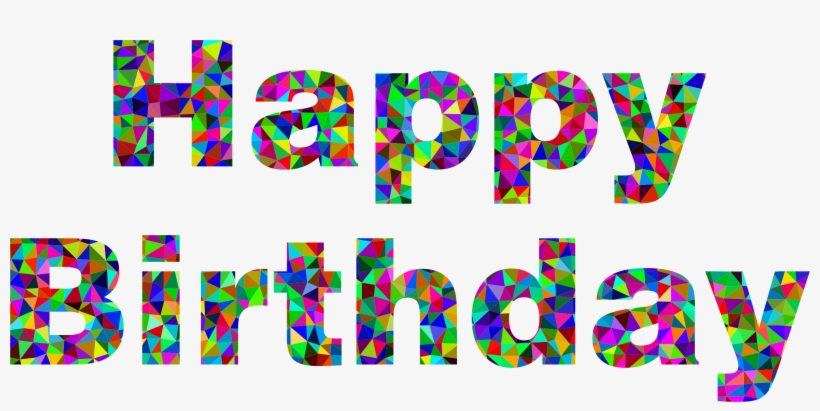 Happy Birthday Png - Happy Birthday Big Words, transparent png #43792