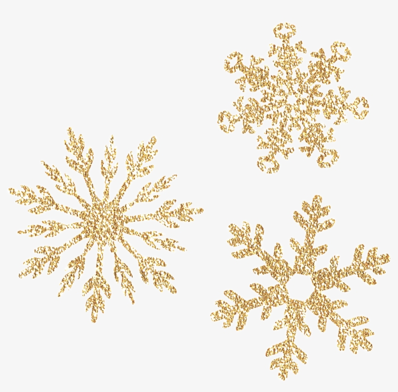 This Graphics Is Exquisite Golden Snowflake Transparent - Transparent Golden Snowflakes Png, transparent png #43878