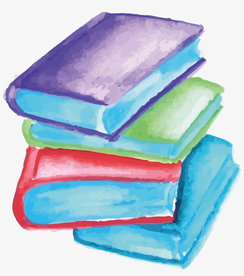 Book Cover Watercolor Painting - Watercolor Book Png, transparent png #44049