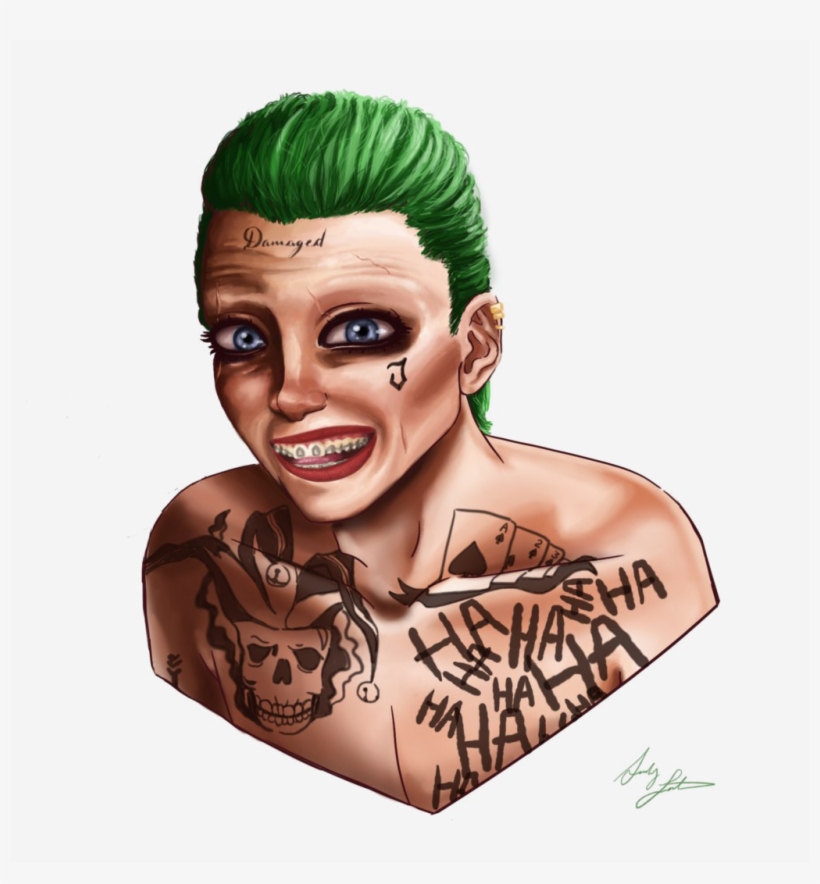 Suicide Squad Joker Png Free Download - Joker Suicide Squad Png, transparent png #44225