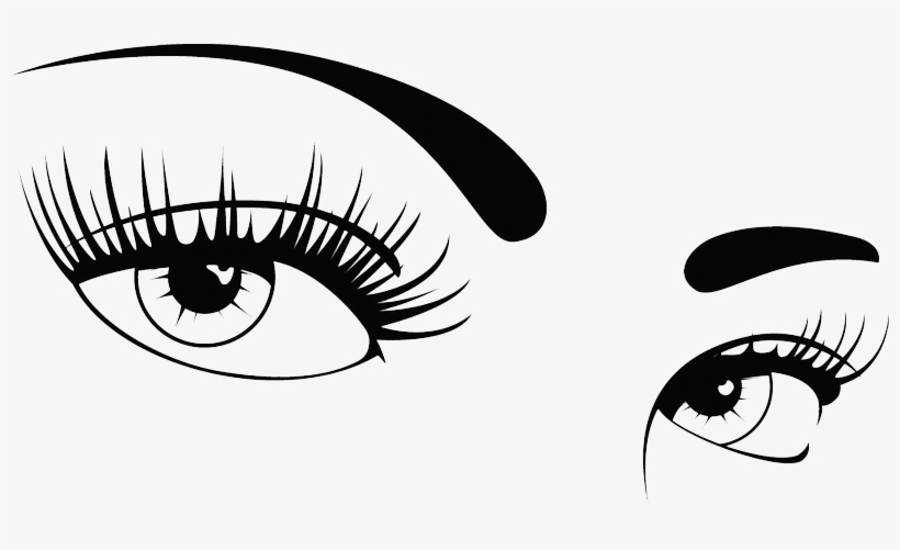 Woman Eyes Png Pic - Eye With Lashes Clipart, transparent png #44226