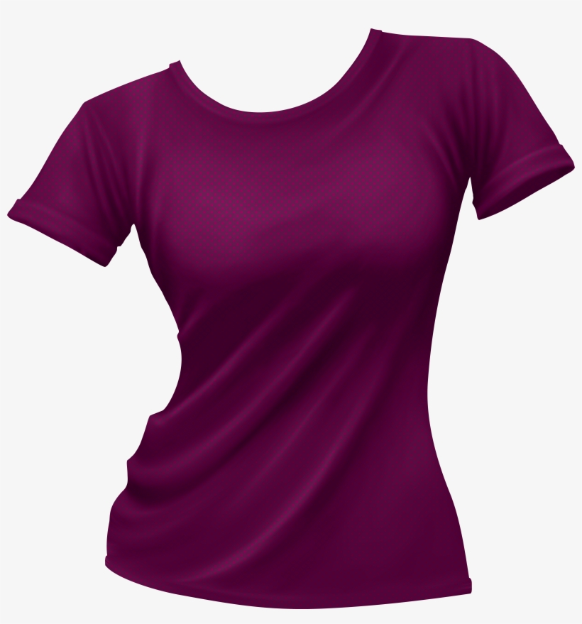 Female T Shirt Png Clip Art - T Shirt Png, transparent png #44367