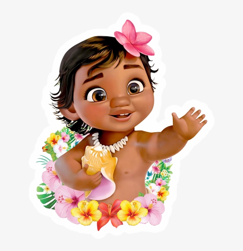 Baby Moana Png Picture Freeuse - Moana First Birthday Invitations, transparent png #44396