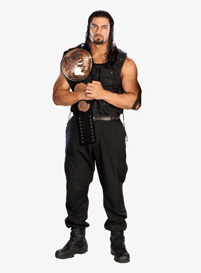 Celebrities - Wwe Roman Reigns Tag Team Champion, transparent png #44420