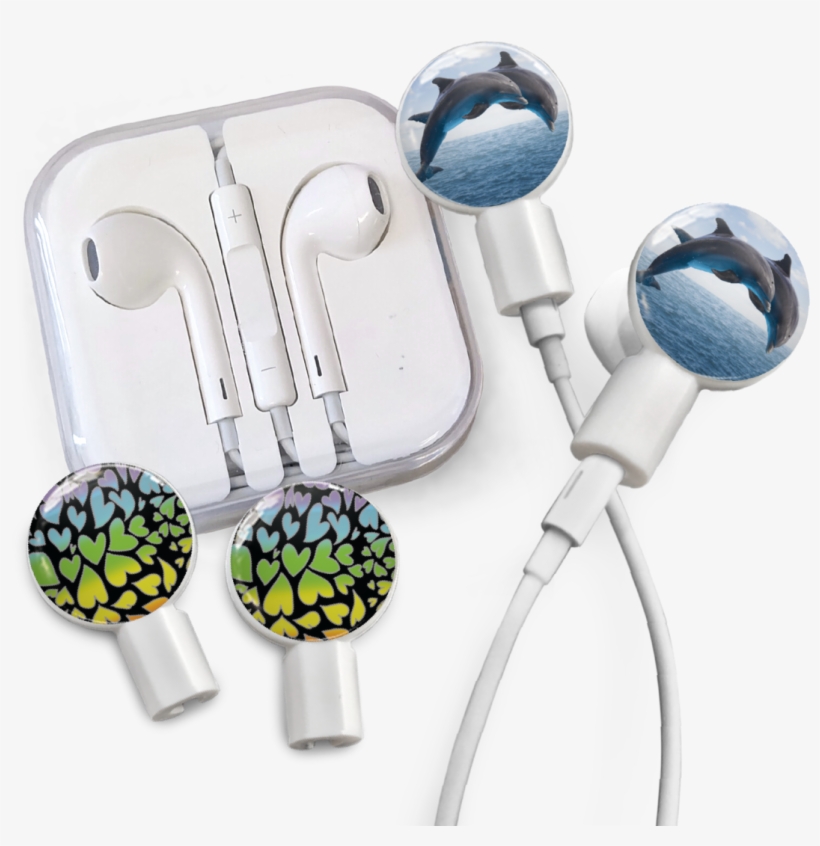 Earbuds Combo Pack - Deka Sounds Dekaslides Earbuds Combo Tri Heart + Watercolor, transparent png #44888