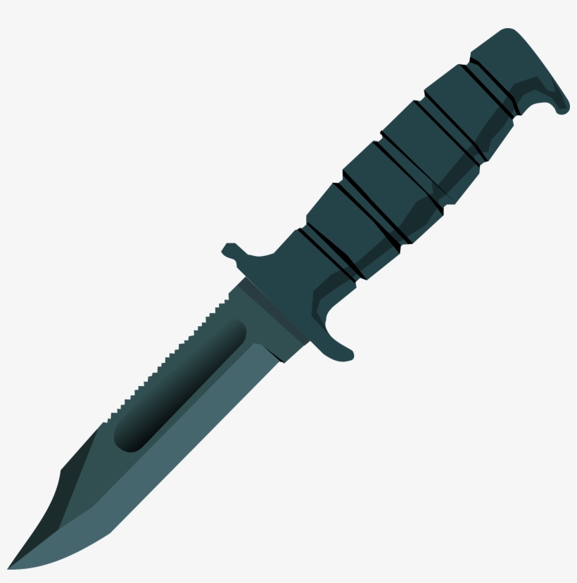 Cartoonish Bowie Knife Png Image, transparent png #44915