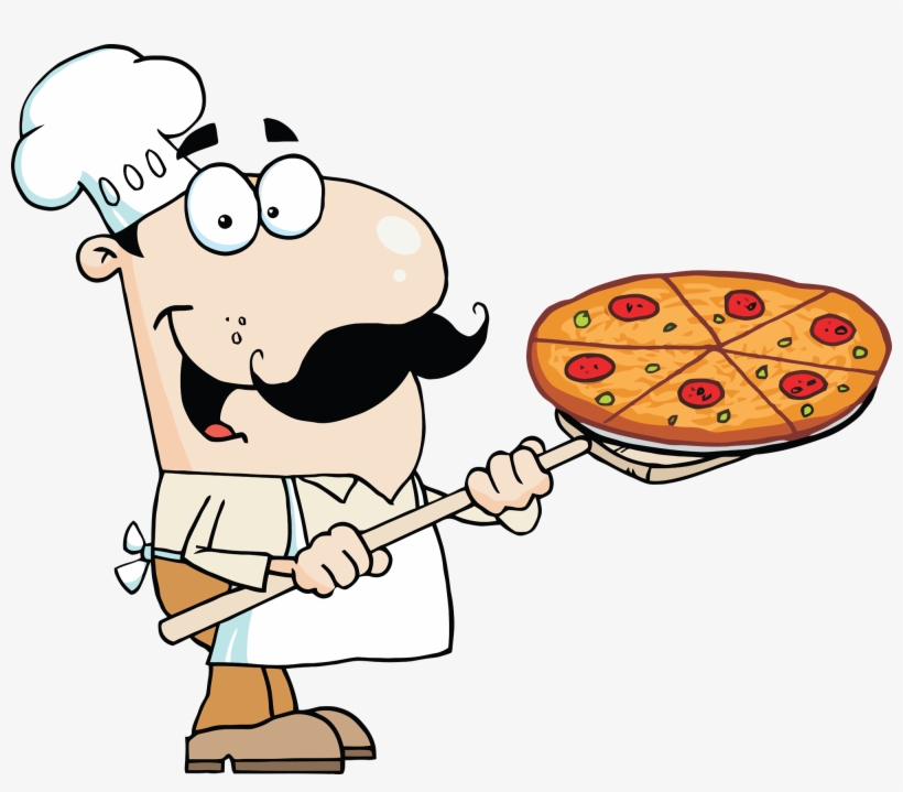 Rusty Pizza Cliparts - Pizza Guy Clipart, transparent png #45161