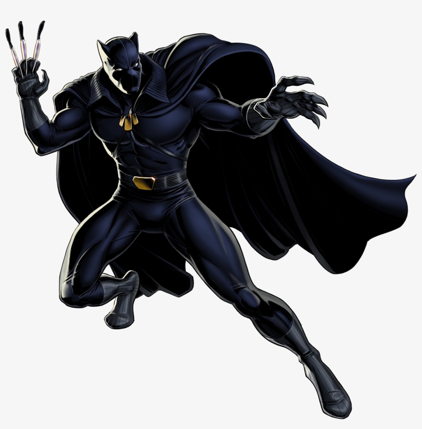 Black Panther Portrait Art, transparent png #45187