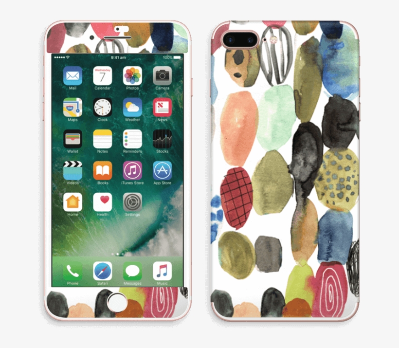 Dots Watercolor - Apple Iphone 7 Plus 256gb Simfree Mobile Phone - Gold, transparent png #45293