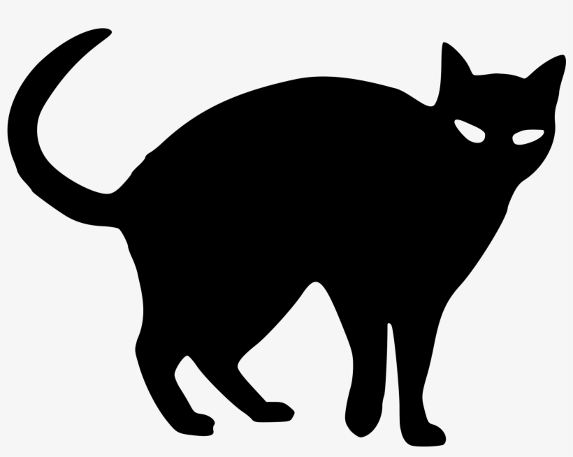 Cat Black - Gato Negro Para Dibujar, transparent png #45366