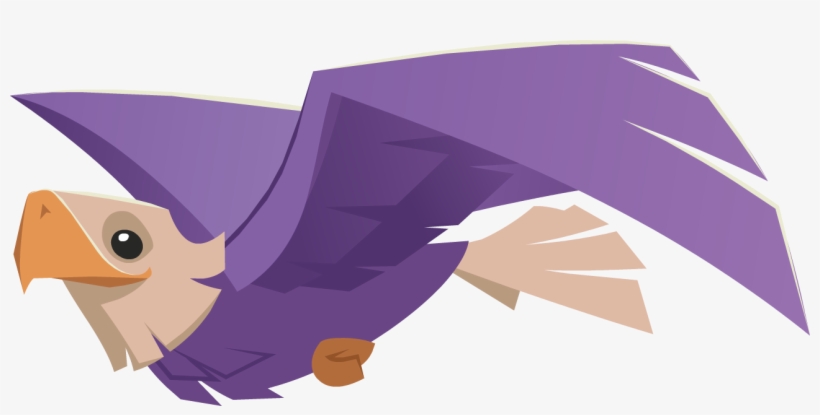 Purple Eagle - Animal Jam Animals Png, transparent png #45518