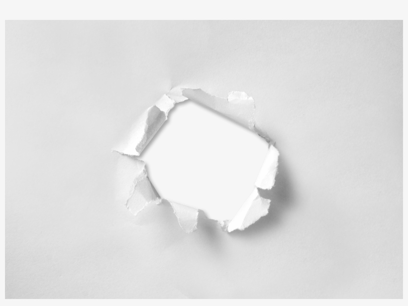 Hole, Torn, Paper, Through, Round, Circle, Broken - Papier Déchiré Png, transparent png #45630