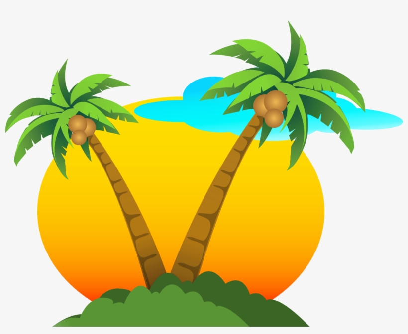 Palm Tree Sun Png, transparent png #45683