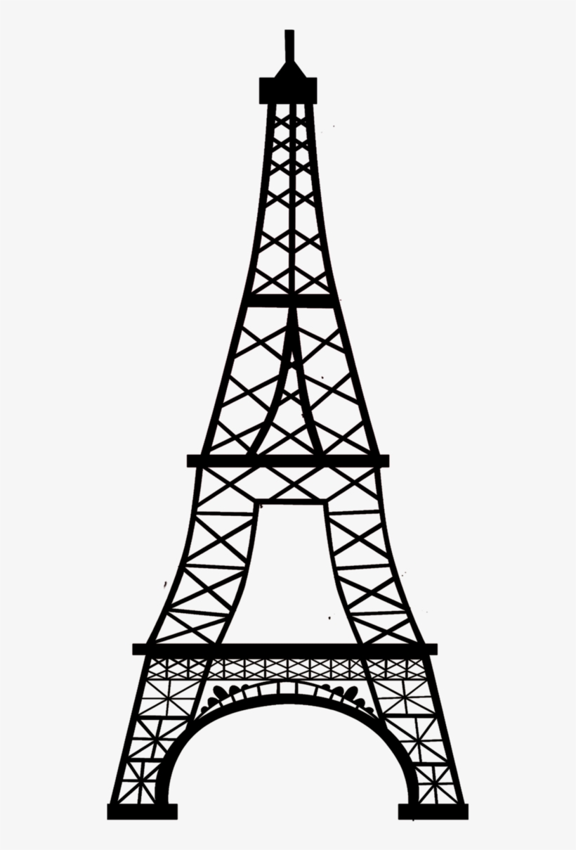 Tower Clipart Transparent - Eiffel Tower Shadow Png, transparent png #45915