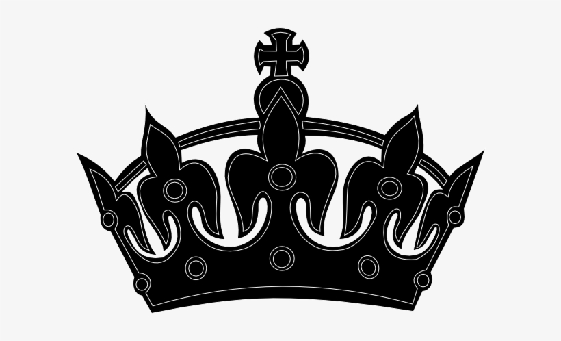 Black Clip Art At Clker Com Vector - Royal Crown Black And White Clipart, transparent png #45988