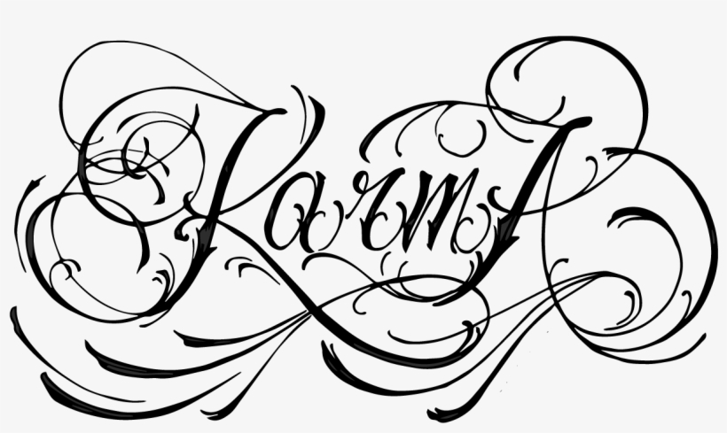 Karma Tattoo - Karma Png, transparent png #46031