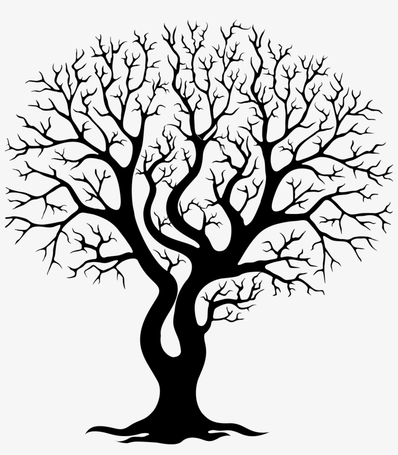 Image Gallery For - Bare Oak Tree Silhouette, transparent png #46095