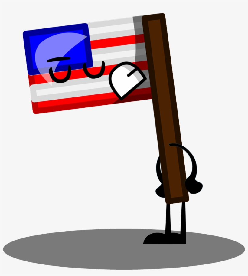 American Flag Pose - Object Show America Flag, transparent png #46525