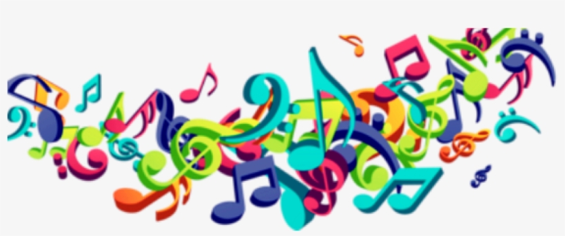 Colorful - Musical - Notes - Png - Vector Art Music Png, transparent png #46570