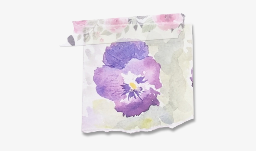Painting Women And Flowers, Cultivating Feelings Of - Pansy, transparent png #46759