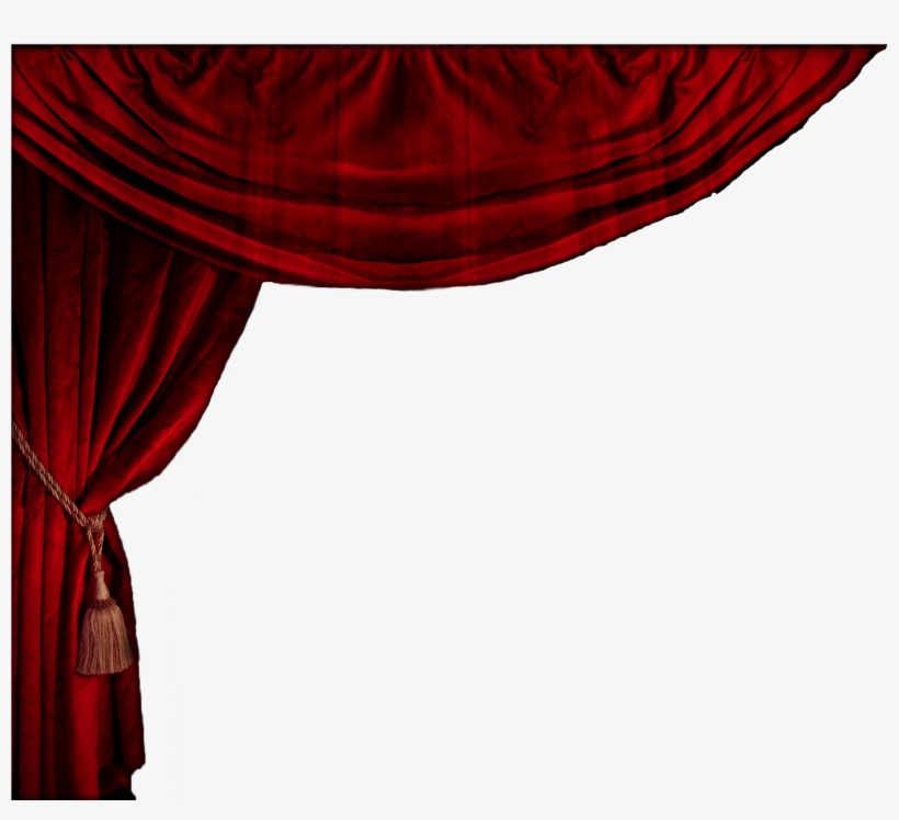 Stage Curtain Png Clip Freeuse Stock - Red Stage Curtains Png, transparent png #46963